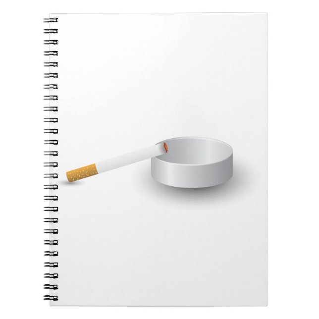 260Ashtray und Zigarette Notizblock (Vorderseite)