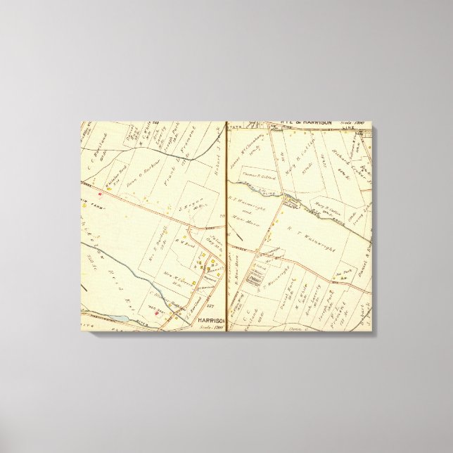 262263 Rye, Harrison Leinwanddruck (Vorderseite)