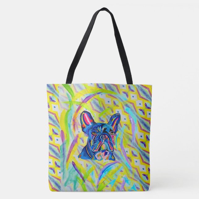 267 - Französische Bulldog-Tote-Tasche (Vorderseite)