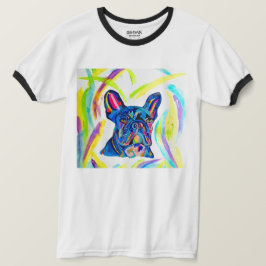 267 - Französischer Bulldog-Liebe-T - Shirt