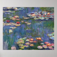 2692-Claude Monet-Wasserlilien