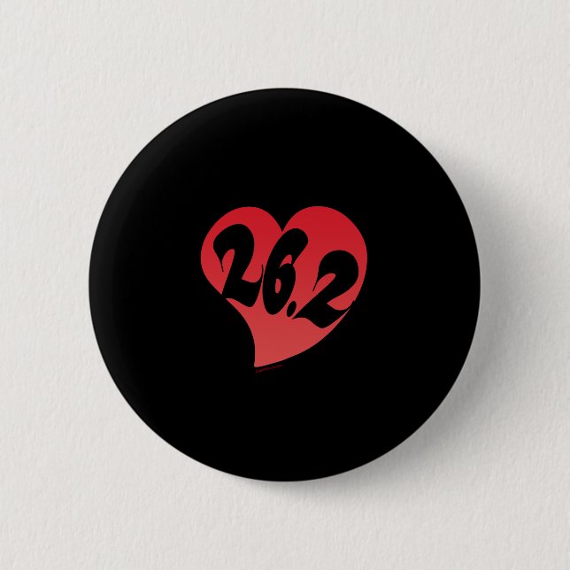 26,2 Herz Button (Vorderseite)