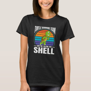 26 2 Läufer Marathon Schildkröte Laufteam Wir sind T-Shirt