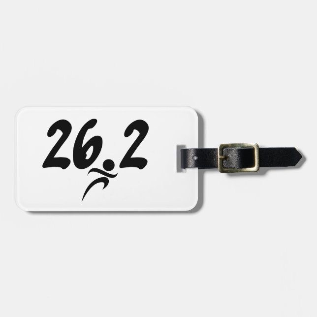 26,2 Marathon Gepäckanhänger (Vorderseite horizontal)
