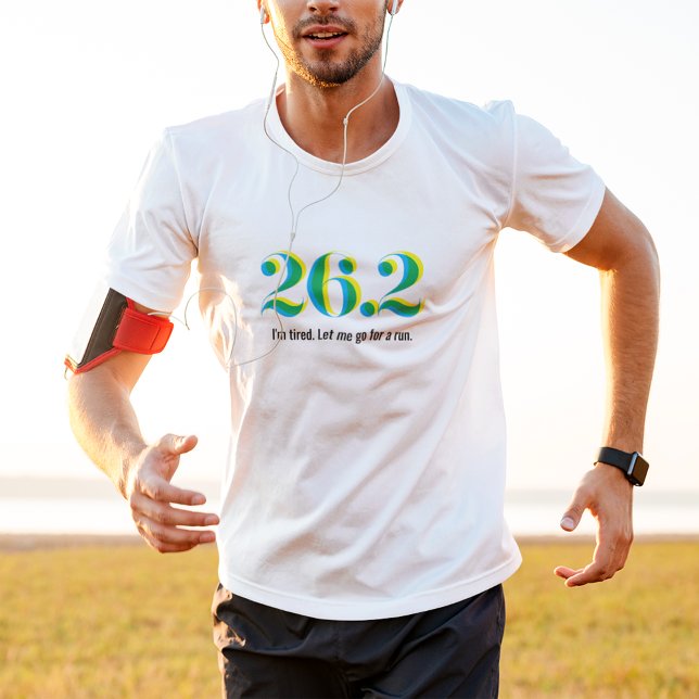 26.2 Marathon läuft kühne Männer Tri-Blend Shirt (Von Creator hochgeladen)