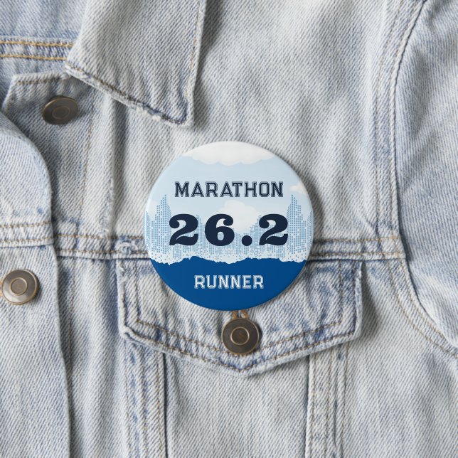 26.2 Marathon-Runner-Geschenk Button (Beispiel)