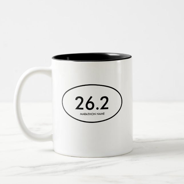 26,2-Marathon Zweifarbige Tasse (Links)