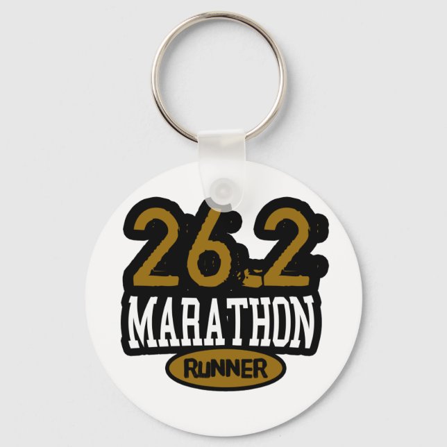 26.2 Marathonläufer Schlüsselanhänger (Vorderseite)
