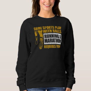 26 2 Meilen Laufangebot für einen Marathonläufer Sweatshirt