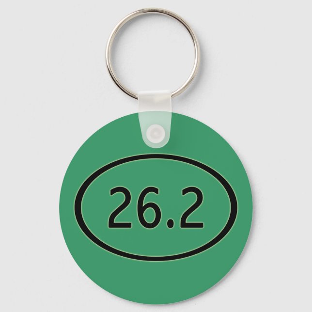 26,2 Meilen Schlüsselanhänger (Vorderseite)