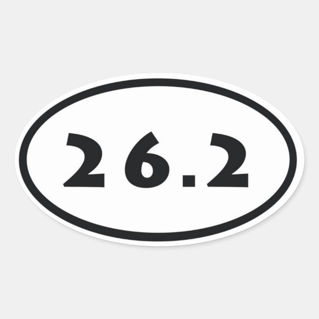 26.2 OVALER AUFKLEBER (Vorderseite)