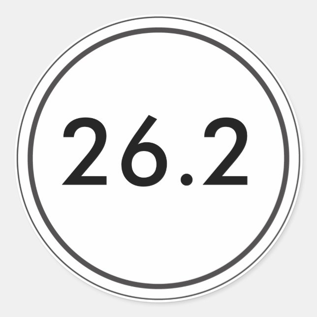 26.2 Weißer Aufkleber (Vorderseite)