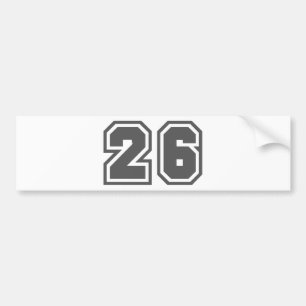 26 AUTOAUFKLEBER