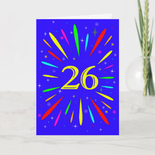 26. Birthday Explosion Card Karte