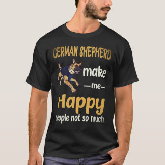 26 Deutsche Schäferhunde Machen Mich Glücklich Leu T-Shirt