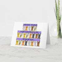 26. Dezember Geburtstag Niedlicher Cartoon Katzen