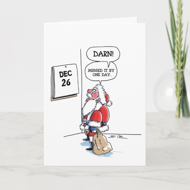 26. Dezember Grußkarte Feiertagskarte (Vorderseite)