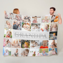 26-Foto-Großpa/Grampy/Grampy-Benutzerdefinierte Me Fleecedecke
