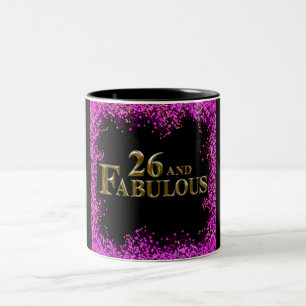 26. Geburtstag  Zweifarbige Tasse