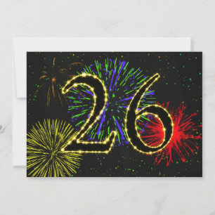 26. Geburtstagsparty Einladung