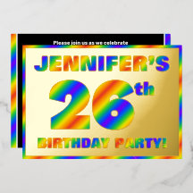 26. Geburtstagsparty — Spaß, Regenbogenspektrum "2