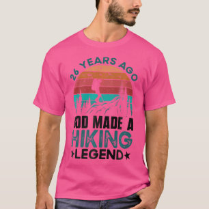 26. Geburtstagswanderberg 26 Jahre Altes Wandern L T-Shirt