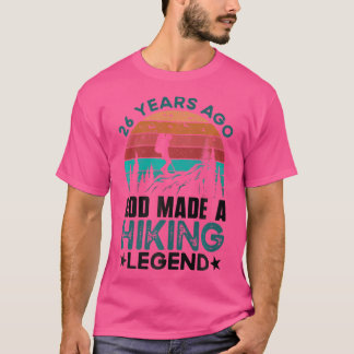 26. Geburtstagswanderberg 26 Jahre Altes Wandern L T-Shirt