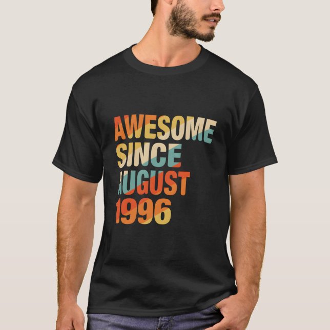 26. großartig seit August 1996 26 T-Shirt (Vorderseite)