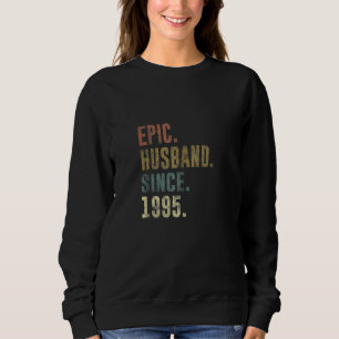 26. Hochzeitstag Episches Musikfestival Seit 1995 Sweatshirt