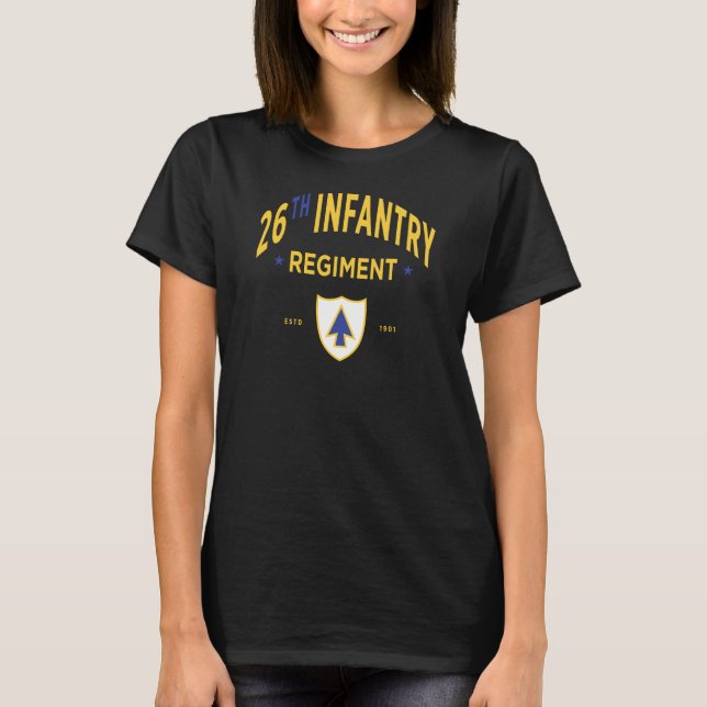 26. Infanterie-Regime - Militärische Frauen in den T-Shirt (Vorderseite)