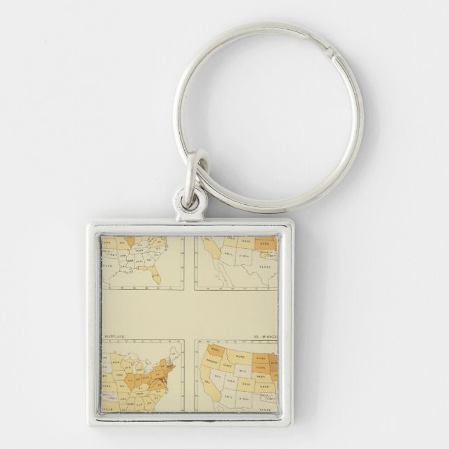 26 Interstaatliche Migration 1890 MEMS Schlüsselanhänger (Vorne)