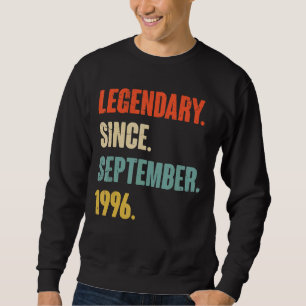 26 Jahre alt 26. Geburtstag Legendär seit Septembe Sweatshirt
