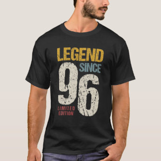 26 Jahre alt Vintag 1996 26. Geburtstagsdekoration T-Shirt