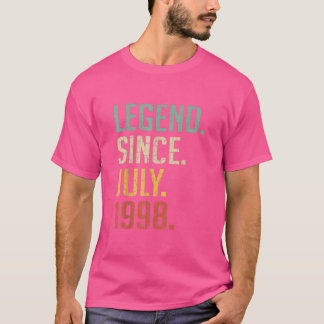 26 Jahre alte Geschenke Legend seit Juli 1998 26.  T-Shirt