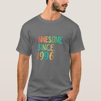26 Jahre Altes Girl Herz Blumendekor Phantastisch T-Shirt