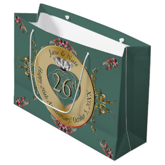 26./Jeglicher Hochzeitstag Große Geschenktüte