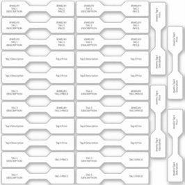 26 Juwelierpreise Tags Weißes, maßgeschneidertes B Aufkleber