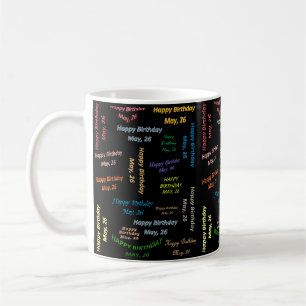 26. Mai Geburtstags-Tasse Kaffeetasse