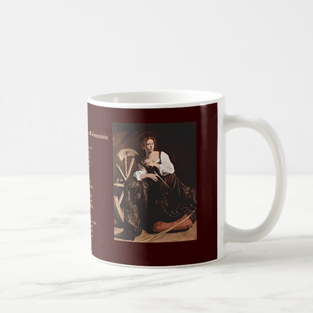 26. November. Catherine von Alexandria Kaffeetasse (Rechts)