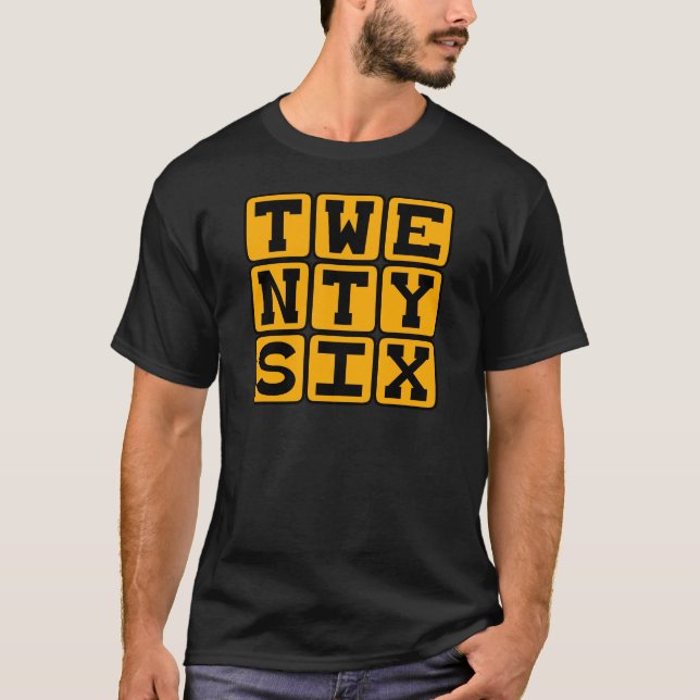 26, Nummer 26 T-Shirt (Vorderseite)