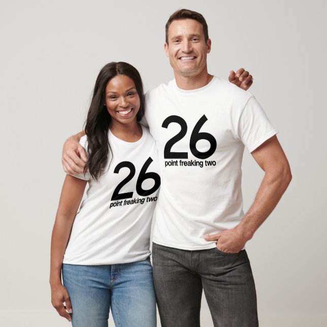26 Punkte zwei T-Shirt (Unisex)