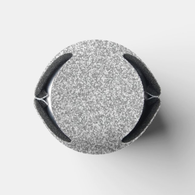 26 Silver Glitzer Print Glimmer Glitzern Dosenkühler (Unterseite)