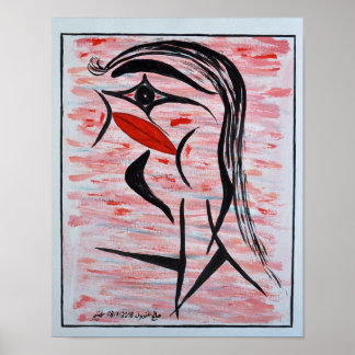 26/ Stolze Frau Poster