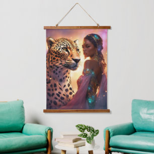 26"x36" vertikale Wandtapete Wandteppich Mit Holzrahmen