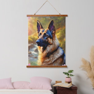 26"x36" vertikale Wandtapete Wandteppich Mit Holzrahmen