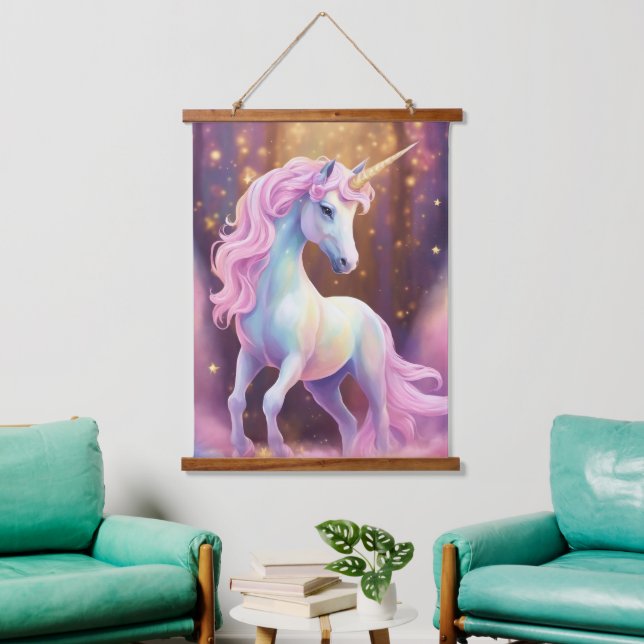 26"x36" vertikale Wandtapete Wandteppich Mit Holzrahmen (Wohnzimmer)