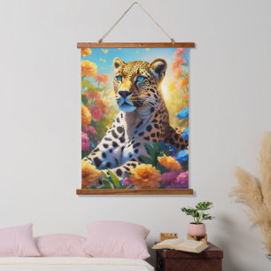 26"x36" Vertikaler Wandteppich Mit Holzrahmen