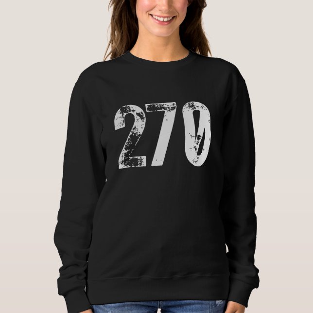 270 Area Code Bowling Green KY Mobile Area Code 27 Sweatshirt (Vorderseite)