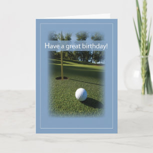 2727 Foto-Golf-Geburtstag Karte