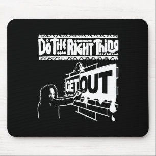 272 Aufkleber raus Mousepad